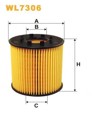 WIX FILTERS wl7306 -  Фильтр масляный двигателя